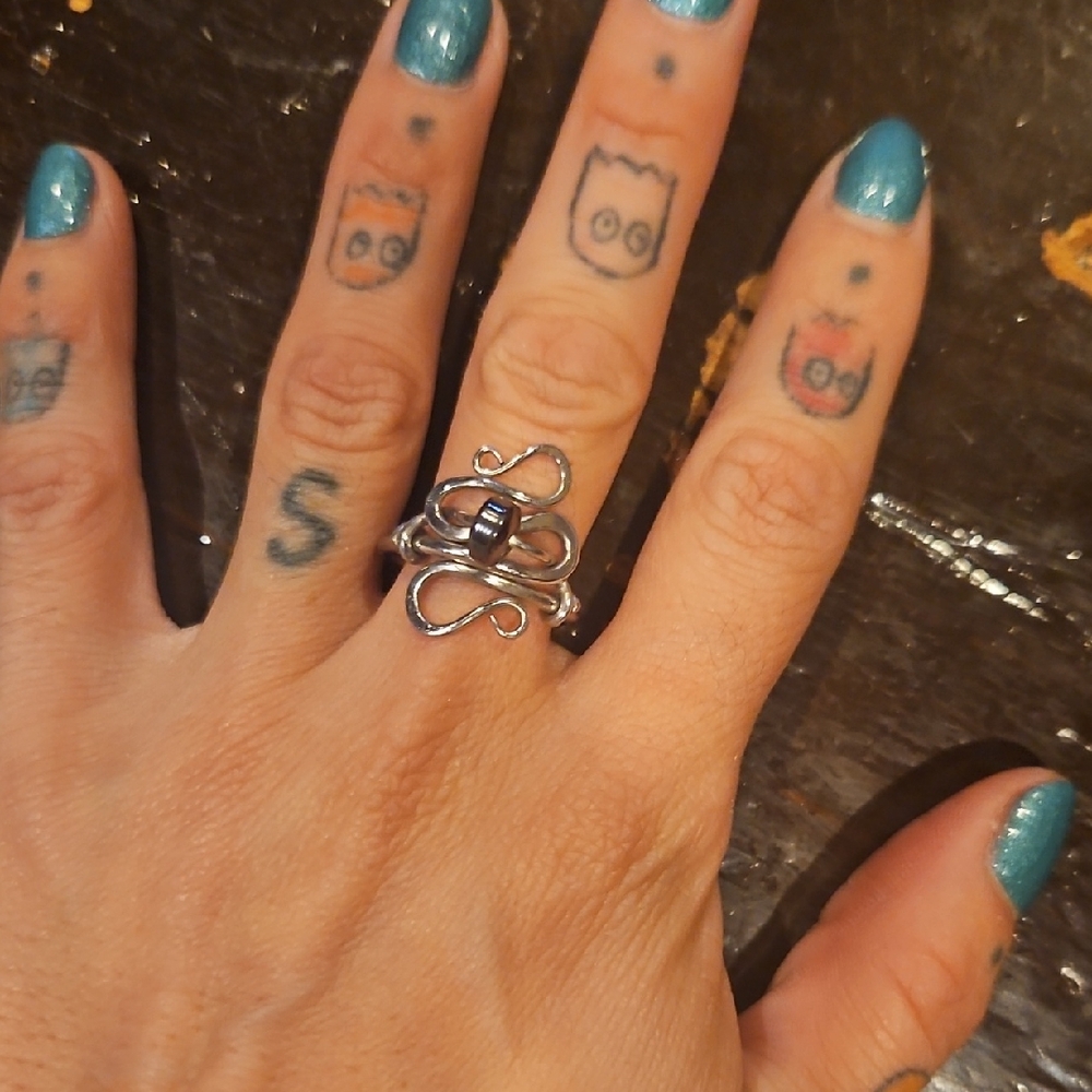 Silver Spun Ring
